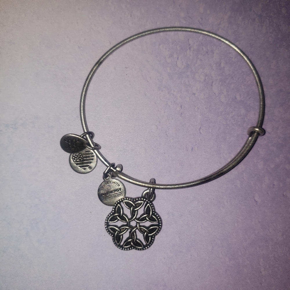 Alex and Ani endless knot bangle